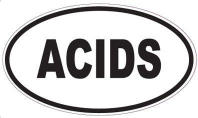 ACIDS - Oval Magnet