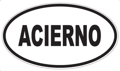 ACIERNO - Oval Magnet