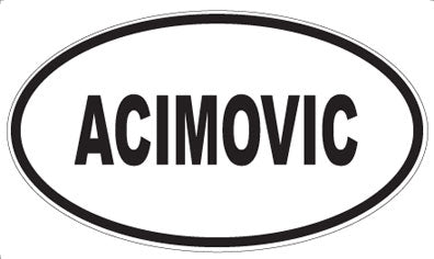 ACIMOVIC - Oval Magnet