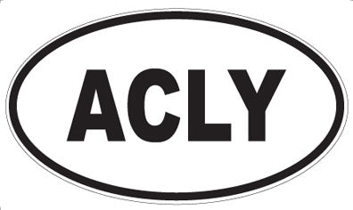 ACLY - Oval Sticker