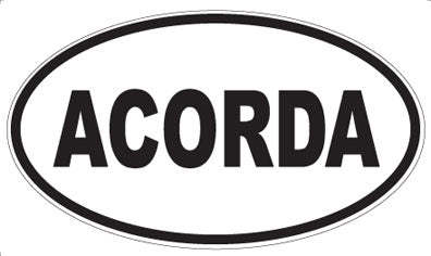 ACORDA - Oval Sticker