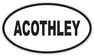 ACOTHLEY - Oval Magnet