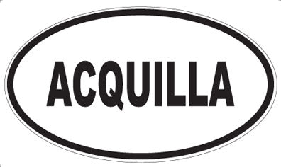 ACQUILLA - Oval Magnet