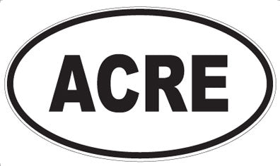 ACRE - Oval Magnet