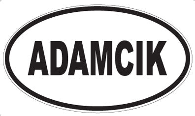 ADAMCIK - Oval Magnet