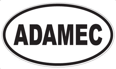 ADAMEC - Oval Sticker