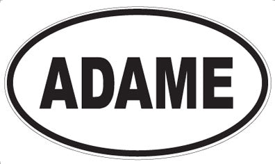 ADAME - Oval Magnet