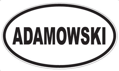 ADAMOWSKI - Oval Magnet