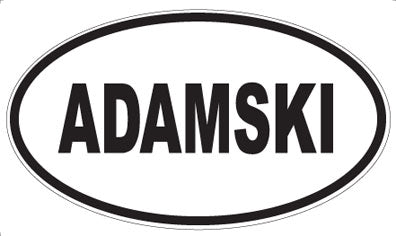 ADAMSKI - Oval Sticker