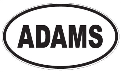 ADAMS - Oval Magnet
