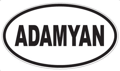 ADAMYAN - Oval Magnet