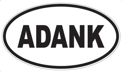 ADANK - Oval Magnet