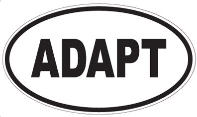 ADAPT - Oval Magnet