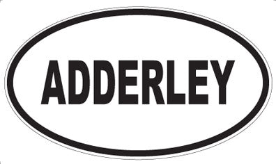 ADDERLEY - Oval Magnet