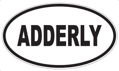 ADDERLY - Oval Magnet