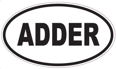 ADDER - Oval Magnet