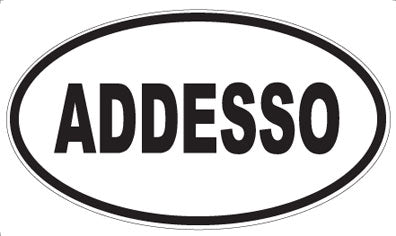 ADDESSO - Oval Sticker