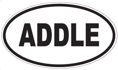 ADDLE - Oval Magnet