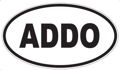 ADDO - Oval Sticker