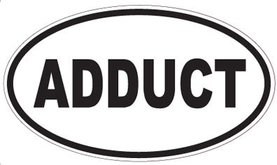 ADDUCT - Oval Sticker