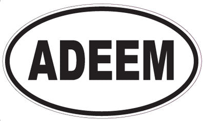 ADEEM - Oval Sticker