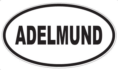 ADELMUND - Oval Sticker