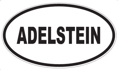ADELSTEIN - Oval Magnet