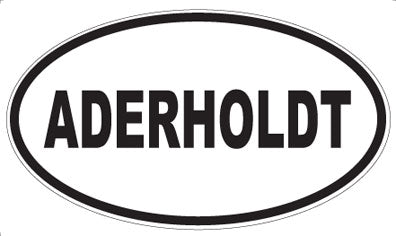 ADERHOLDT - Oval Magnet