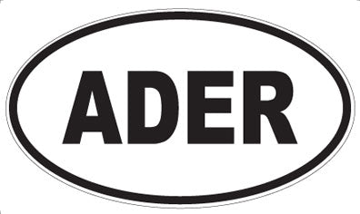ADER - Oval Magnet
