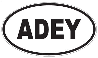 ADEY - Oval Sticker