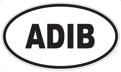 ADIB - Oval Magnet