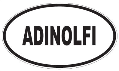 ADINOLFI - Oval Sticker