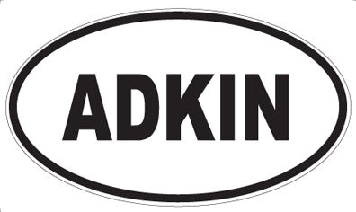 ADKIN - Oval Magnet