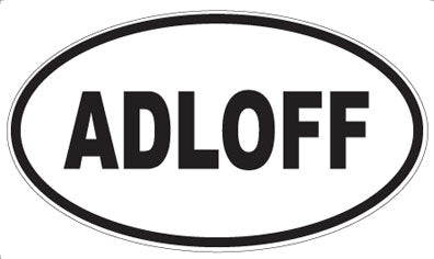ADLOFF - Oval Magnet
