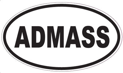 ADMASS - Oval Sticker