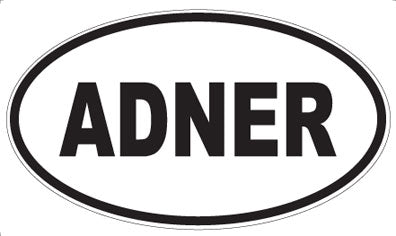 ADNER - Oval Sticker