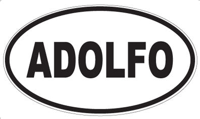 ADOLFO - Oval Magnet