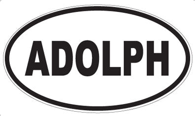 ADOLPH - Oval Sticker