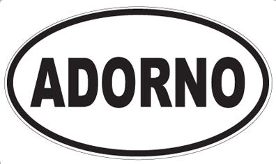 ADORNO - Oval Magnet