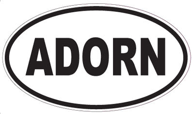 ADORN - Oval Magnet