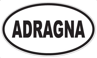 ADRAGNA - Oval Magnet