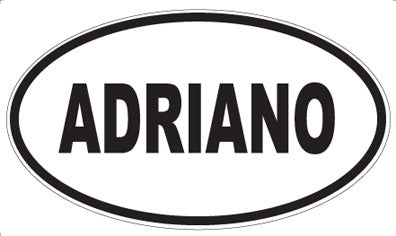 ADRIANO - Oval Magnet
