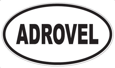 ADROVEL - Oval Sticker