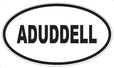 ADUDDELL - Oval Magnet