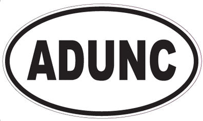 ADUNC - Oval Magnet