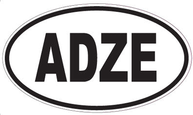 ADZE - Oval Sticker
