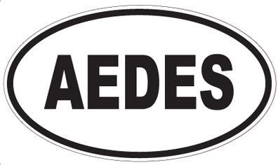 AEDES - Oval Magnet