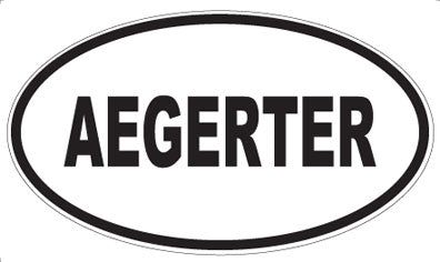 AEGERTER - Oval Magnet