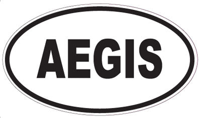 AEGIS - Oval Sticker