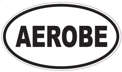 AEROBE - Oval Sticker
